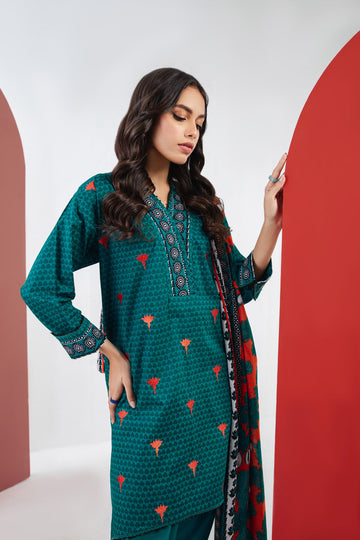 Alkaram MS-21-23-Turquoise Mid Summer Collection Online Shopping